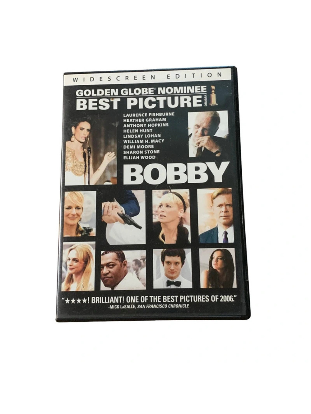 Bobby DVD Widescreen Edition Drama R Rated Anthony Hopkins Ensemble Cast